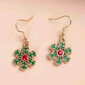 💖Christmas Snowflake Drop Earrings